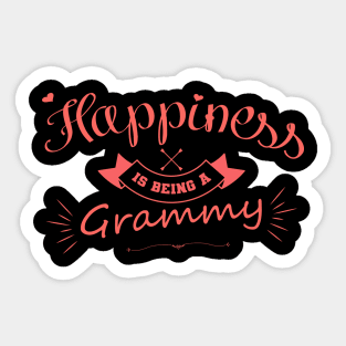 happiness is being a grammy Sticker